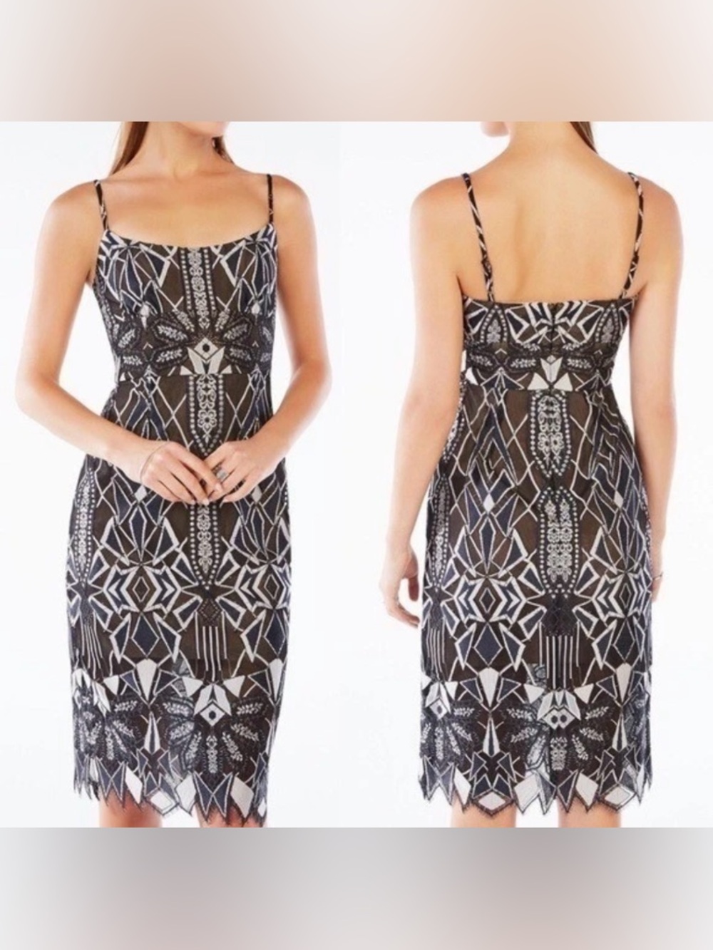 BCBGMaxAzria Alese Midi Dress Size 2 New